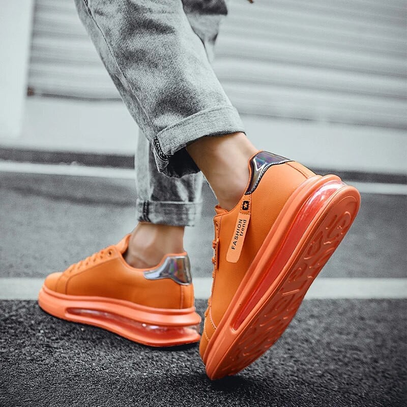 Divatmárka Férfi Cipők Alkalmi Cipők Új puha, kényelmes Pu bőr cipők Lélegző lapos cipők férfinak Tenis Masculino