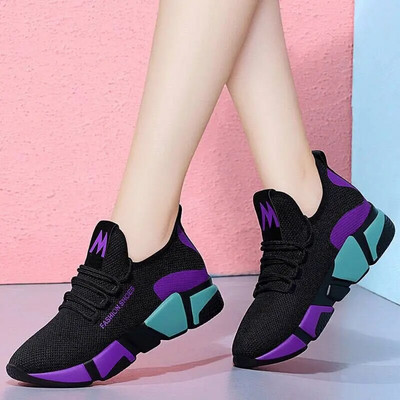 Pantofi sport ușori Pantofi de alergare pentru femei Pantofi cu încălțăminte pentru femei Pantofi sport pentru femei Platforme cu fundul gros Zapatillas Mujer Deportiva