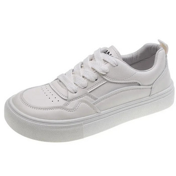 Малки бели обувки Дамски маратонки 2023 Нови дишащи дамски обувки Ежедневни спортни бордови обувки Маратонки за възрастни