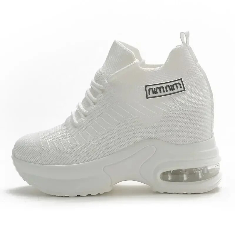 Itin storu padu aukštai paaukštinti sportbačiai moteriški Nauji tinkliniai kvėpuojantys moteriški batai Patogūs laisvalaikio batai moterims 2024 m.