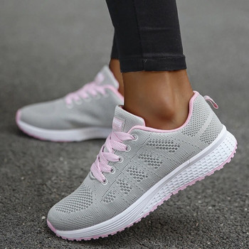 Breathable 2024 New Fashion Sneakers for Women Walking Soft Sneakers Γυναικεία Διχτυωτό ύφασμα Lace Up Γυναικεία παπούτσια Γυναικεία παπούτσια