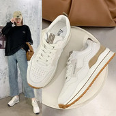 Ženske tenisice 2023 Novo proljeće Jesen Ravne sportske cipele Ženske prozračne cipele na vezanje Ležerne cipele Tenisice za trčanje Zapatos De Mujer