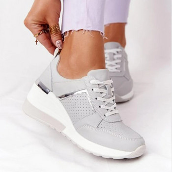 Γυναικεία παπούτσια Νέα Γυναικεία Wedges Sneakers Γυναικεία αθλητικά παπούτσια με κορδόνια που αναπνέουν Γυναικεία παπούτσια casual πλατφόρμα Αντιολισθητικά βουλκανιζέ παπούτσια