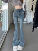 Lagano proširene traperice Ženske jesenske tanke jesenske haljine Nove uske kratke muške hlače s krznenim rubom Visokog struka Ženske traperice