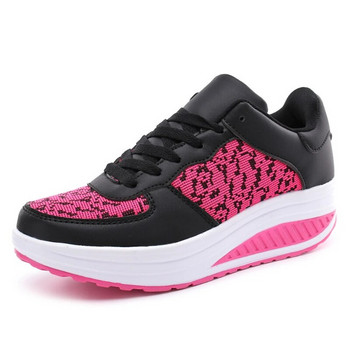 Дамски обувки Кожени обувки с връзки Спортни обувки Студентски маратонки на платформа Разходки на открито Дамски обувки Zapatos De Mujer
