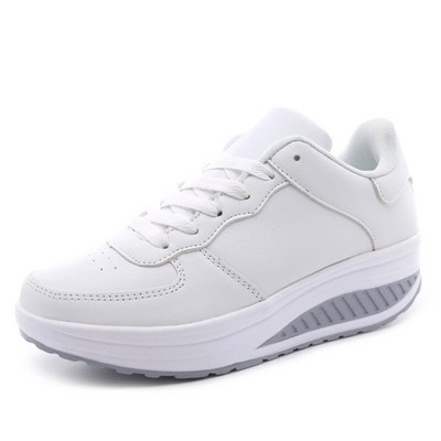Ženske cipele Kožne cipele na vezanje Sportske cipele Studentske tenisice s platformom za hodanje na otvorenom Ženske cipele Zapatos De Mujer