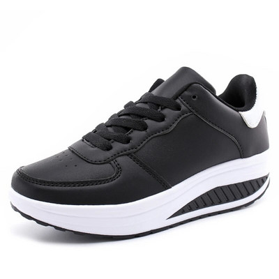 Ženske cipele Kožne cipele na vezanje Sportske cipele Studentske tenisice s platformom za hodanje na otvorenom Ženske cipele Zapatos De Mujer