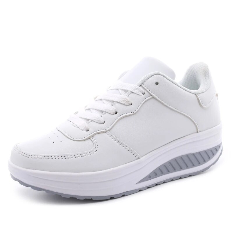 Ženske cipele Kožne cipele na vezanje Sportske cipele Studentske tenisice s platformom za hodanje na otvorenom Ženske cipele Zapatos De Mujer