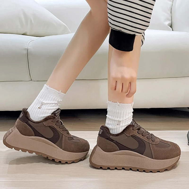 Moteriški sportbačiai kvėpuojantys bėgimo laisvalaikio sportiniai batai Vulcanize sportbačiai platforminiai batai moterims sportiniai batai balti sportiniai batai