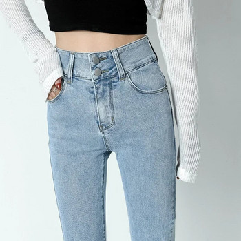 ZOENOVA 2023 New Flared Jeans Γυναικεία Σέξι Hip Lift Ψηλόμεσο Stretch Denim Pencil Παντελόνι Washed Slim Skinny Γυναικείο Παντελόνι Y2K