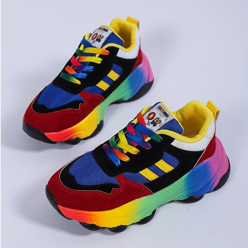 Moteriški sportbačiai 2023 m. vasara Moteriški vulkanizuoti batai apvalios spalvos Kontrastingos spalvos sportiniai batai Moteriški suvarstomi laisvalaikio sportiniai batai