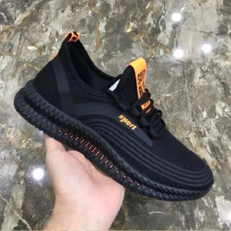 Tossud Tenis Masculino Meeste Vulcanize Jalatsid Võrk Meeste Kingad Vabaaja hingavad meeste tossud Moodne paeltega Kerge kõndimine