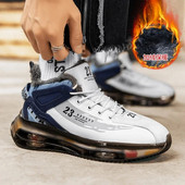 Χειμερινές βαμβακερές μπότες ανδρικά αθλητικά παπούτσια για τρέξιμο Μόδα για υπαίθριο τζόκινγκ Αθλητικά παπούτσια που αναπνέουν υποδήματα μπάσκετ