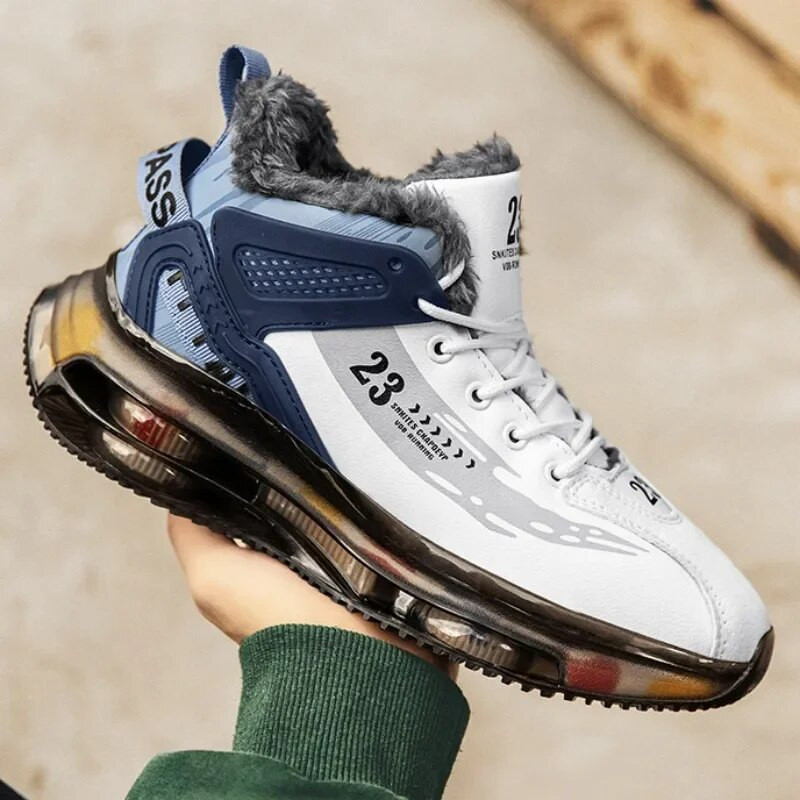 Χειμερινές βαμβακερές μπότες ανδρικά αθλητικά παπούτσια για τρέξιμο Μόδα για υπαίθριο τζόκινγκ Αθλητικά παπούτσια που αναπνέουν υποδήματα μπάσκετ