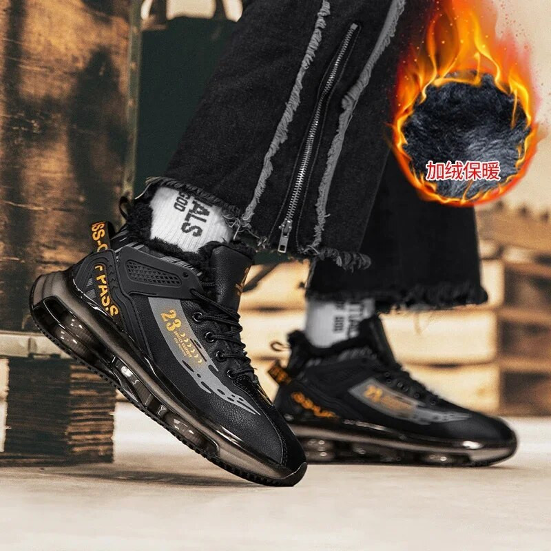 Χειμερινές βαμβακερές μπότες ανδρικά αθλητικά παπούτσια για τρέξιμο Μόδα για υπαίθριο τζόκινγκ Αθλητικά παπούτσια που αναπνέουν υποδήματα μπάσκετ