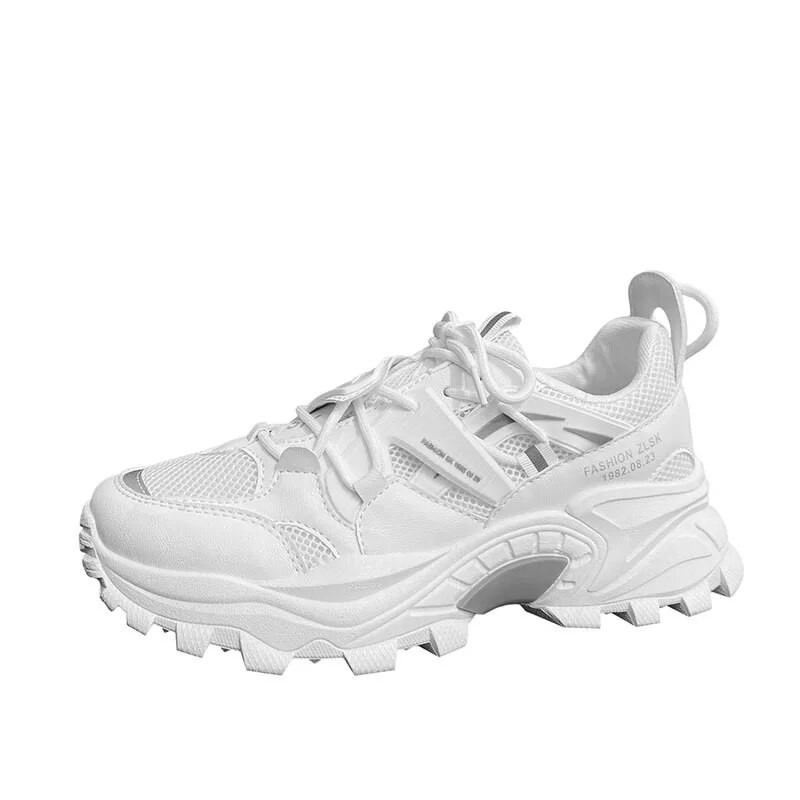 Platforma Dad Shoes Spring Large Size 46 Lace Up Sport Shoes Trend Chunky Increase Casual Sports Shoes Zapatillas Hombre 2023