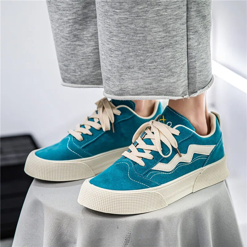 Harajuku muške platnene cipele s platformom 2023. proljeće ljeto niske ležerne tenisice muške udobne vulkanizirane cipele Zapatillas Hombre