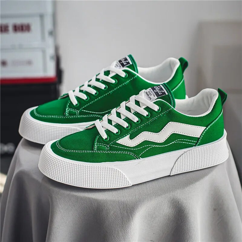 Harajuku muške platnene cipele s platformom 2023. proljeće ljeto niske ležerne tenisice muške udobne vulkanizirane cipele Zapatillas Hombre
