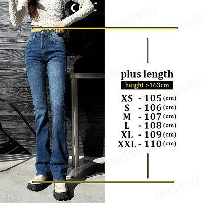 Nyári új női nadrágok, magas derekú, kiszélesedő farmerek hosszabbítanak Pamut Szürke Vékony utcai viselet Vintage Harajuku márkájú ruházat Női XXL