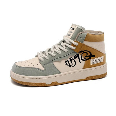 Harajuku muške platnene cipele Vintage muške visoke tenisice Hip hop ulične tenisice Muške dizajnerske vulkanizirane cipele Espadrile