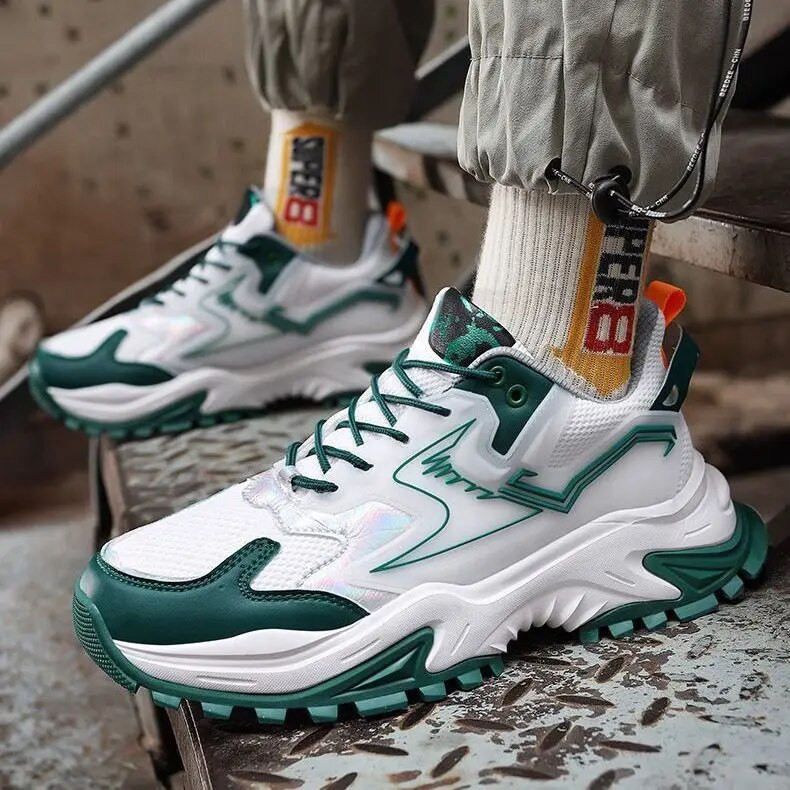 Muške ležerne tenisice Prozračne lagane sportske platformske tenisice za muškarce Tenis Masculino Tenisice Zapatos Hombre Chaussure