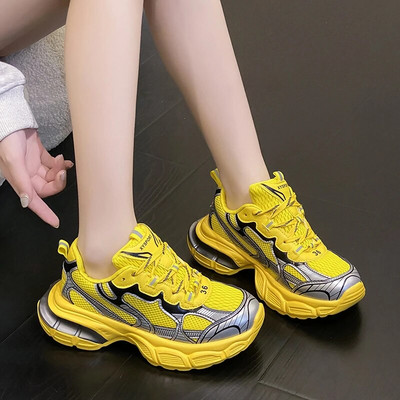 2023 г. Дизайнерски обувки за жени Ежедневни маратонки Модни дамски спортни обувки Модерни дамски обувки за бягане Двойки Едри обувки