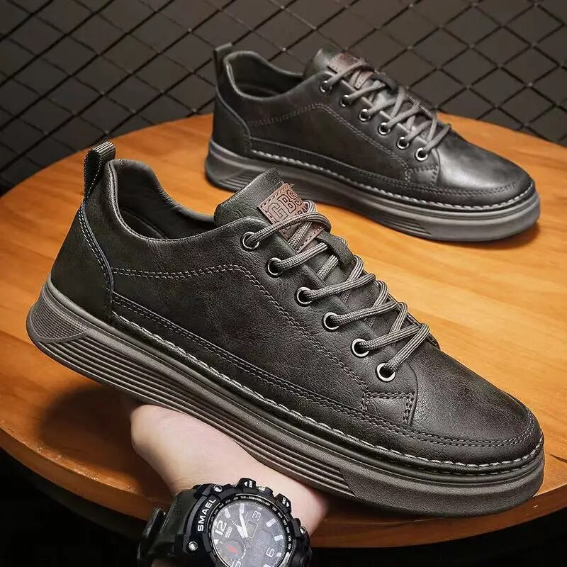 Ljetne tenisice Muška kožna obuća za slobodno vrijeme Muška alternativa Trend Muška muška obuća Zapatos De Hombre Debljina dna