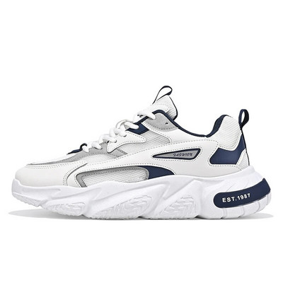 Pantofi retro respirabili Bărbați Alergare Sport în aer liber Pantofi de jogging noi, confortabili, cu talpă groasă