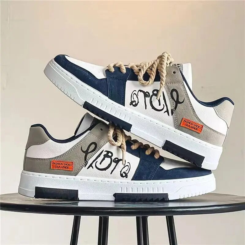 2024-es új tavaszi férfi koreai kiadás, divatos asztali cipők Sokoldalú diákalkalmi divatcipők Légáteresztő kültéri sportcipők