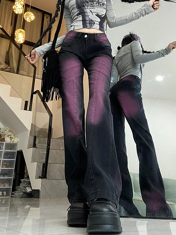 Circyy široke hlače, ženske traperice visokog struka, jesen 2023., nove, dugmad, uske traperice pune dužine, dizajnerske ulične hlače