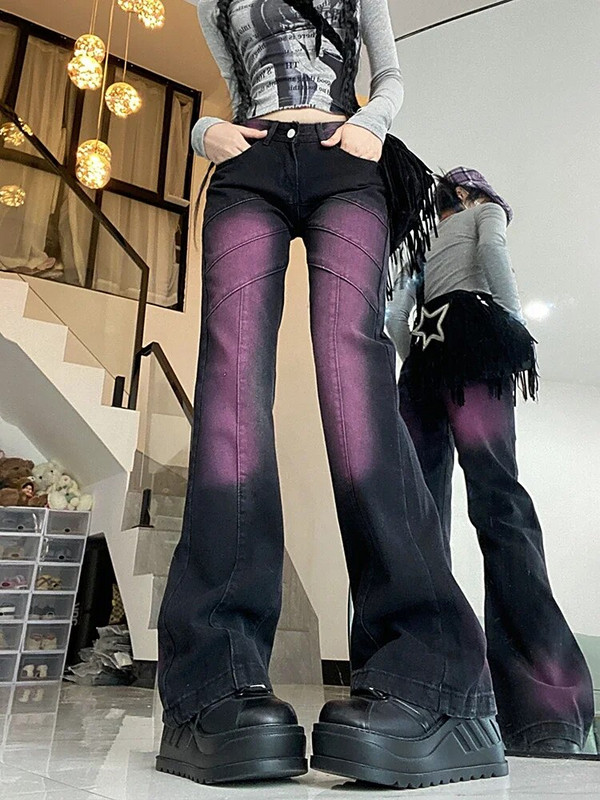 Circyy široke hlače, ženske traperice visokog struka, jesen 2023., nove, dugmad, uske traperice pune dužine, dizajnerske ulične hlače