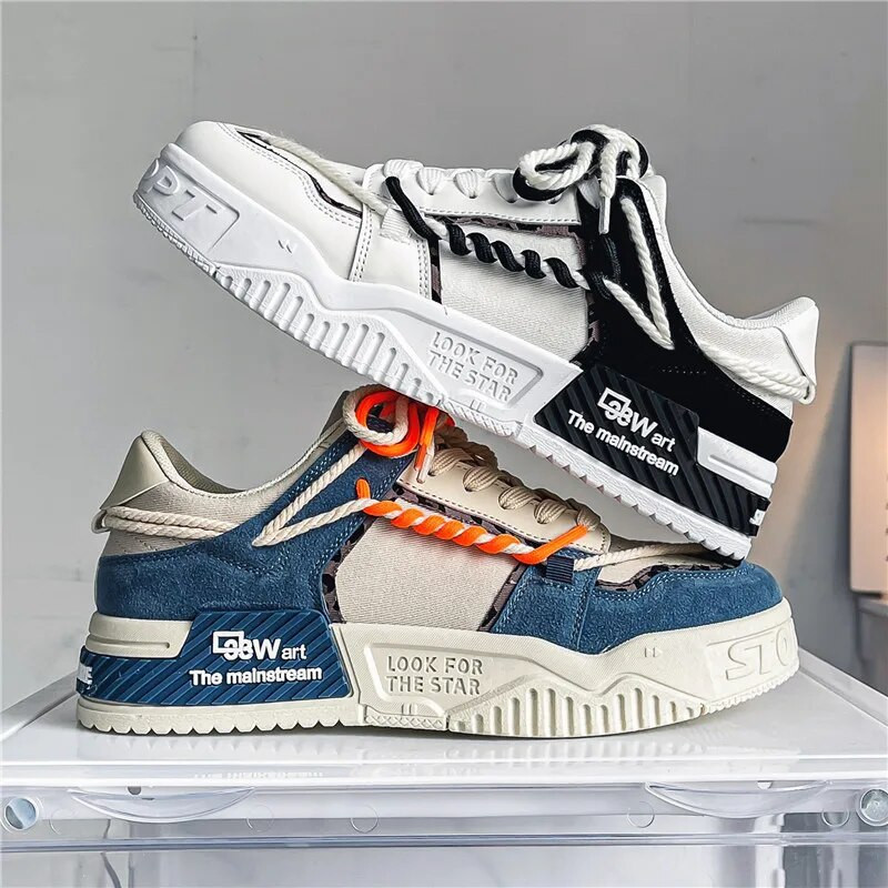 Ljeto 2022. Nova korejska verzija Trend Sveobuhvatne prozračne ležerne tanke mrežaste sportske cipele za trčanje male bijele ploče za muškarce