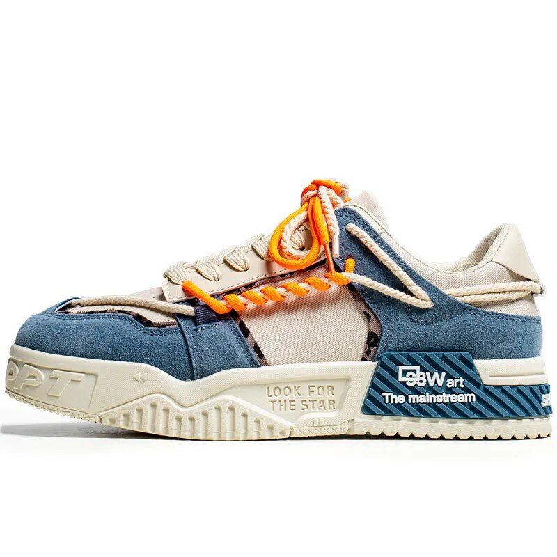 Ljeto 2022. Nova korejska verzija Trend Sveobuhvatne prozračne ležerne tanke mrežaste sportske cipele za trčanje male bijele ploče za muškarce