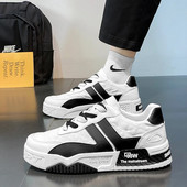 Novi trend 2023. Muške tenisice Ležerne tenisice s platformom Dvobojne tenisice na vezanje Modne studentske tenisice Zapatos De Hombre