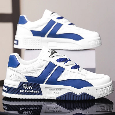 Novi trend 2023. Muške tenisice Ležerne tenisice s platformom Dvobojne tenisice na vezanje Modne studentske tenisice Zapatos De Hombre