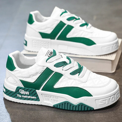Novi trend 2023. Muške tenisice Ležerne tenisice s platformom Dvobojne tenisice na vezanje Modne studentske tenisice Zapatos De Hombre