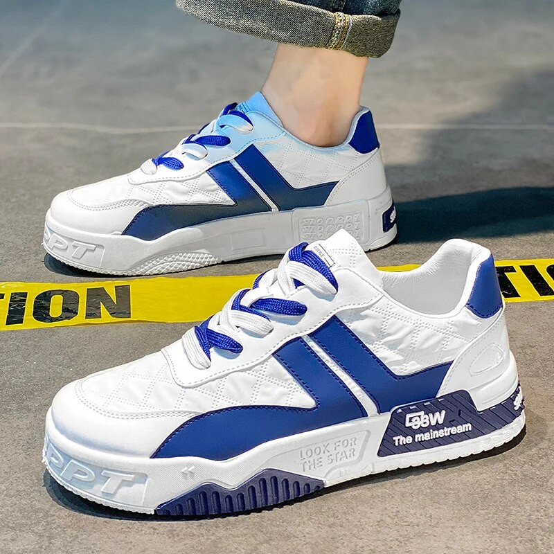 Novi trend 2023. Muške tenisice Ležerne tenisice s platformom Dvobojne tenisice na vezanje Modne studentske tenisice Zapatos De Hombre