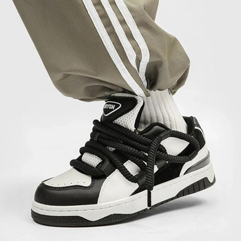 Ανδρικά πάνινα παπούτσια με χοντρή σόλα 2023 Άνοιξη Νέα Μόδα Παντός αγώνα Φοιτητικά παπούτσια Αναπνεύσιμα Casual Αθλητικά Αθλητικά Ανδρικά μοντέλα