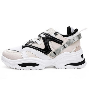 2024 Ανδρικά αθλητικά παπούτσια Chunky Wedge Dad Παπούτσια Μόδα Ζευγάρι INS Hot Harajuku Sneakers Πλατφόρμα με κορδόνια Επώνυμα ανδρικά παπούτσια