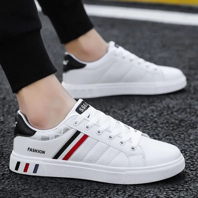 Meeste spordijalatsid valged nahast tossud Meeste suvised vabaajajalatsid Meeste tossud, mustad rulajalatsid Basket Homme