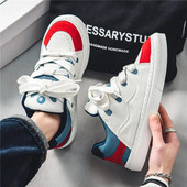 Vanjske muške vulkanizirane cipele za hodanje Ženske tenisice za trčanje od umjetne antilop kože Ležerne nove modne čipkane sportske tenisice Lagane