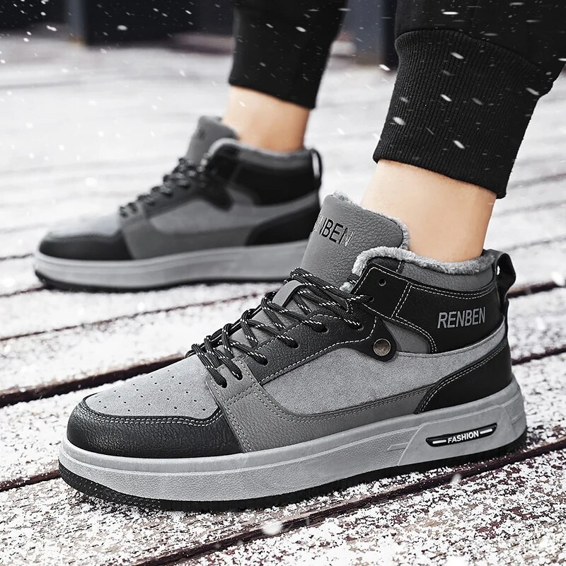 2023 m. nauji izoliuoti žieminiai batai vyrams Patogūs sportiniai vaikščiojimo vyriški sportbačiai, neslystantys vyriški batai Botas Hombre