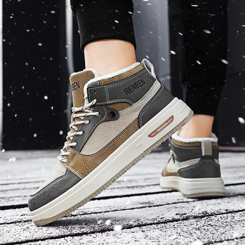 2023 m. nauji izoliuoti žieminiai batai vyrams Patogūs sportiniai vaikščiojimo vyriški sportbačiai, neslystantys vyriški batai Botas Hombre