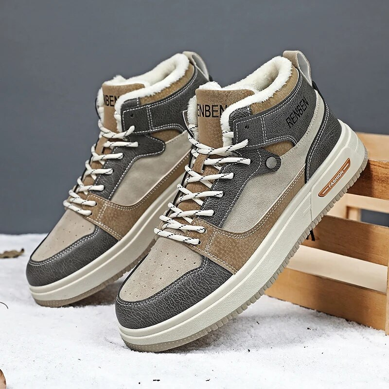 2023 m. nauji izoliuoti žieminiai batai vyrams Patogūs sportiniai vaikščiojimo vyriški sportbačiai, neslystantys vyriški batai Botas Hombre