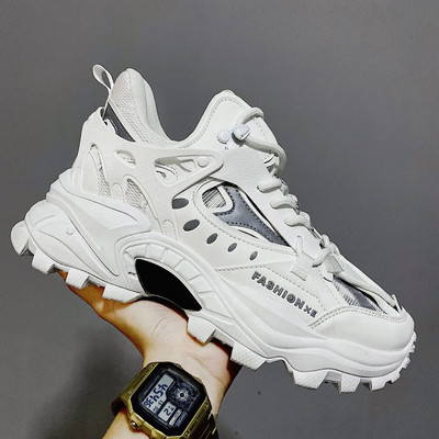 Vulkanizirane cipele Luksuzne tenisice Muške Harajuku zdepaste tenisice Jesenska crna obuća za trčanje Muška visoka moda Zapatos Hombre