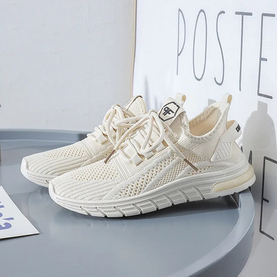 Nova modna zračna pletena ženska obuća Prozračne mrežaste cipele Sportske cipele za ležerno vrijeme Dizajnerske tenisice 2023.