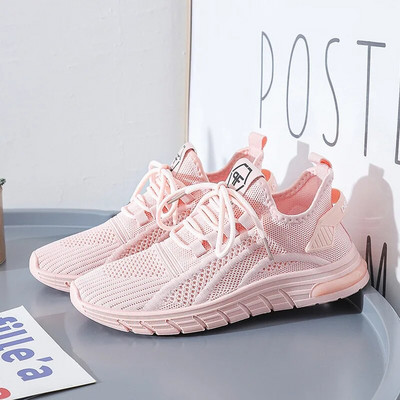 Nova modna zračna pletena ženska obuća Prozračne mrežaste cipele Sportske cipele za ležerno vrijeme Dizajnerske tenisice 2023.