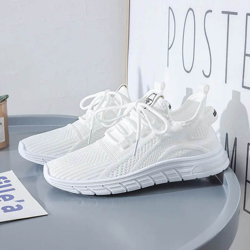 Nova modna zračna pletena ženska obuća Prozračne mrežaste cipele Sportske cipele za ležerno vrijeme Dizajnerske tenisice 2023.