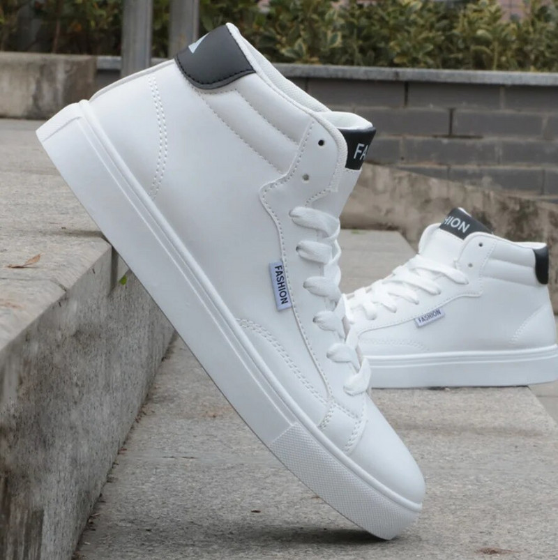 Marka muške kožne visoke cipele za skateboarding muške tenisice muške modne neklizajuće sportske cipele Zapatillas Hombre muška obuća