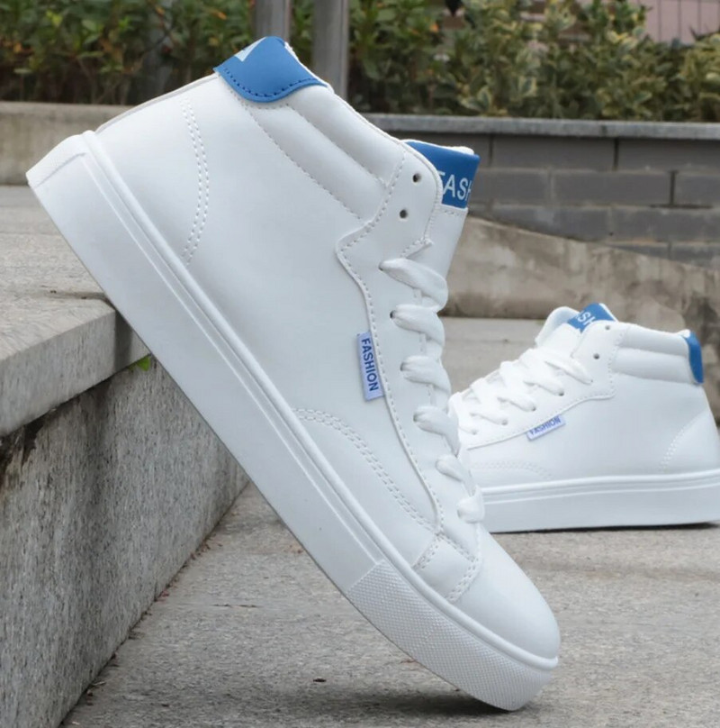 Marka muške kožne visoke cipele za skateboarding muške tenisice muške modne neklizajuće sportske cipele Zapatillas Hombre muška obuća